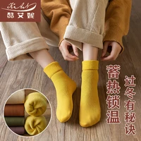 new autumn and winter womens stockings thick wool cashmere warm socks velvet seamless silk stockings soft sleeping boots
