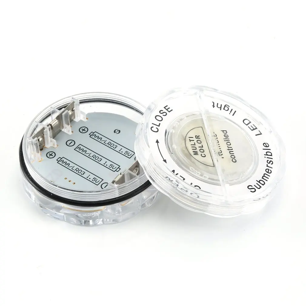 10 светодиодов с дистанционным управлением RGB погружной цветной светильник