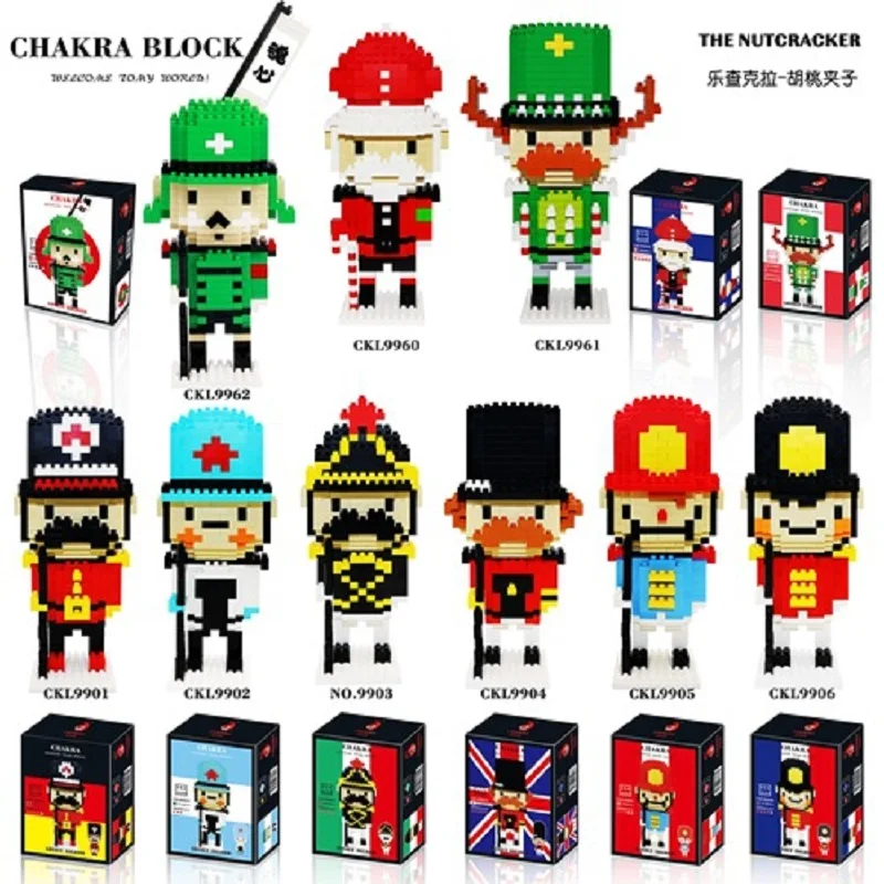 

Nutcracker British soldier WW2 Germany Blocks Weapons Guns Model Accessories Military War Action Figurine Army Children's Toys