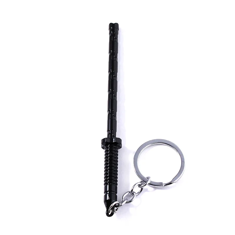 

Keychain Weapon Pendant Keyring Electric Batons Stick Bag Jewelry Accessories Gifts Give men domineering car keys