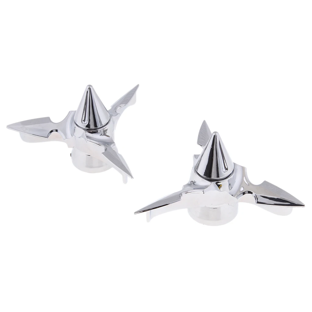 Chrome Spun Blade Axle Caps For 2008-2013 | Автомобили и мотоциклы