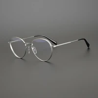 2021 new titanium glasses frame men vintage optical prescription myopia eyeglasses frame women luxury brand designer eyewear