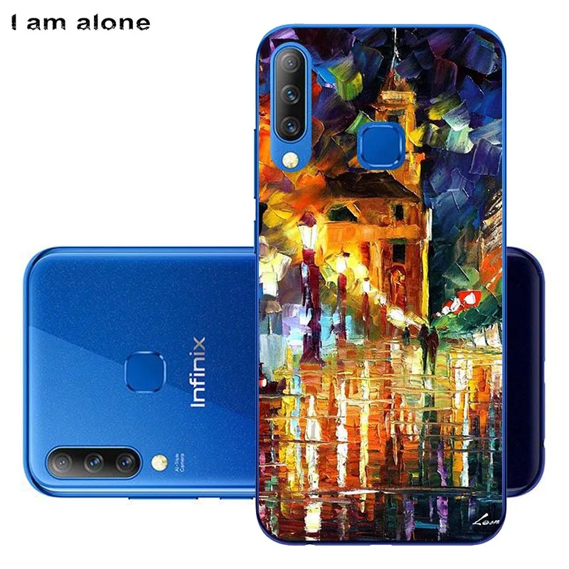 Solf TPU W40 Чехлы для телефонов Infinix Hot S4 X626 6,2 дюймов мягкие сумки из ТПУ мобильный милый мультфильм Печатный для Infinix Hot S4 X626 - Цвет: Solf TPU W40