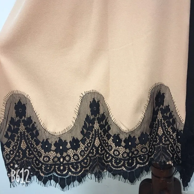 Абайя Женская с длинным рукавом модное кружевное мусульманское платье Турецкая