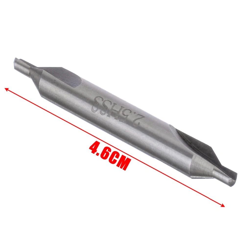

10pcs Center Drill Bits 60 Degree HSS Center Spotting Drill Bit Combined Countersink Bits 2.5mm Practical
