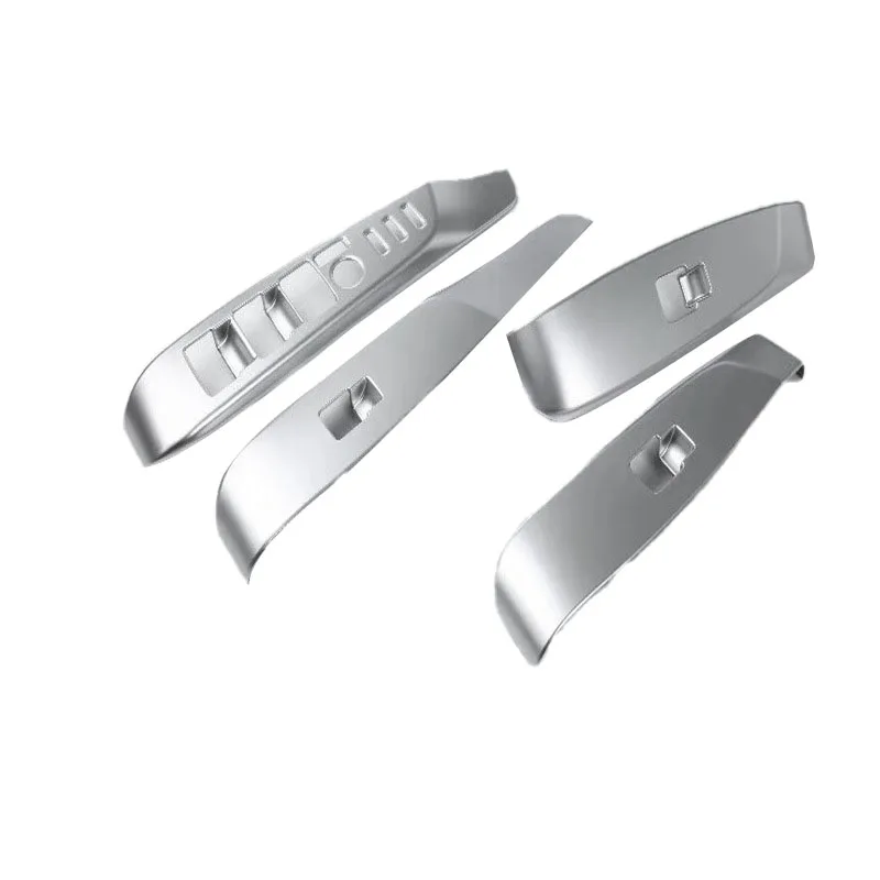 

Chrome Door Armrest Window Lift Switch Panel Protection Cover Trim for 2018-2020 Toyota Camry