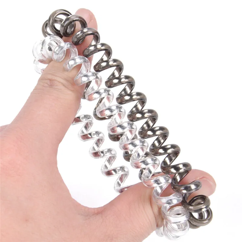 5 шт./лот Женская резинка для волос эластичные повязки в форме спирали завязки