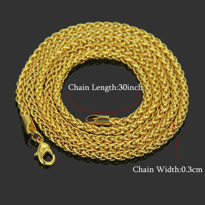 Мужская цепочка ожерелье цепи Чокеры длинное s винтажная коробка лисий хвост