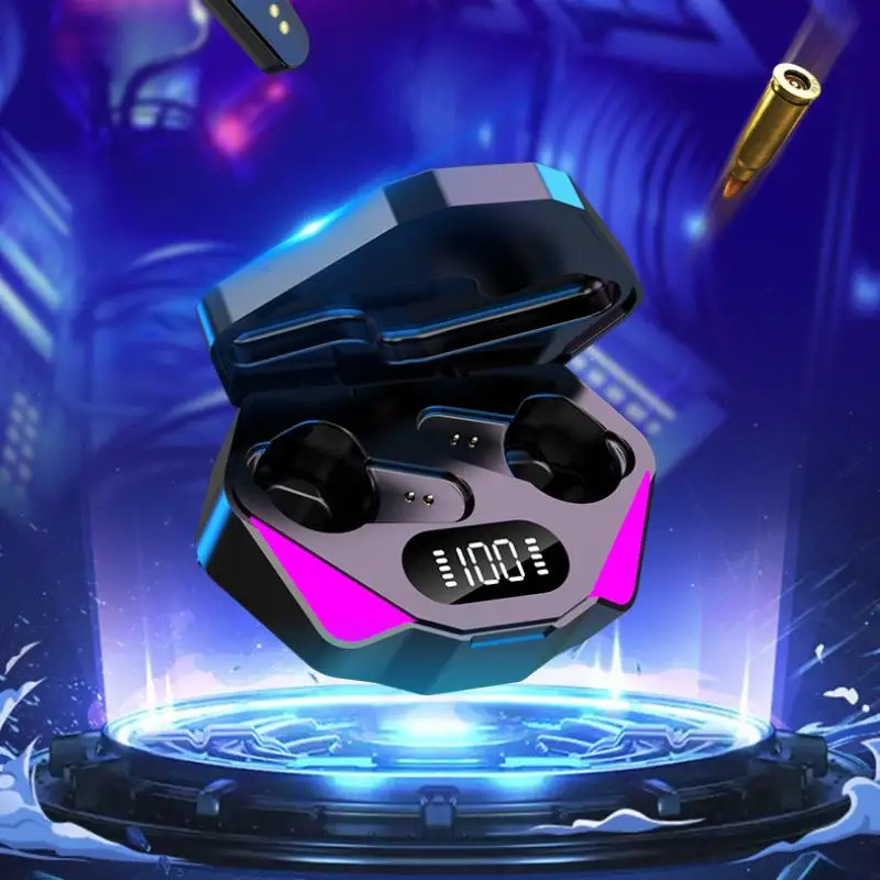 X15 TWS Gaming Headset Low Delay Bluetooth 5.0 Earphone In-Ear Wireless Stereo Headphone Earbuds with Sound Positioning | Электроника