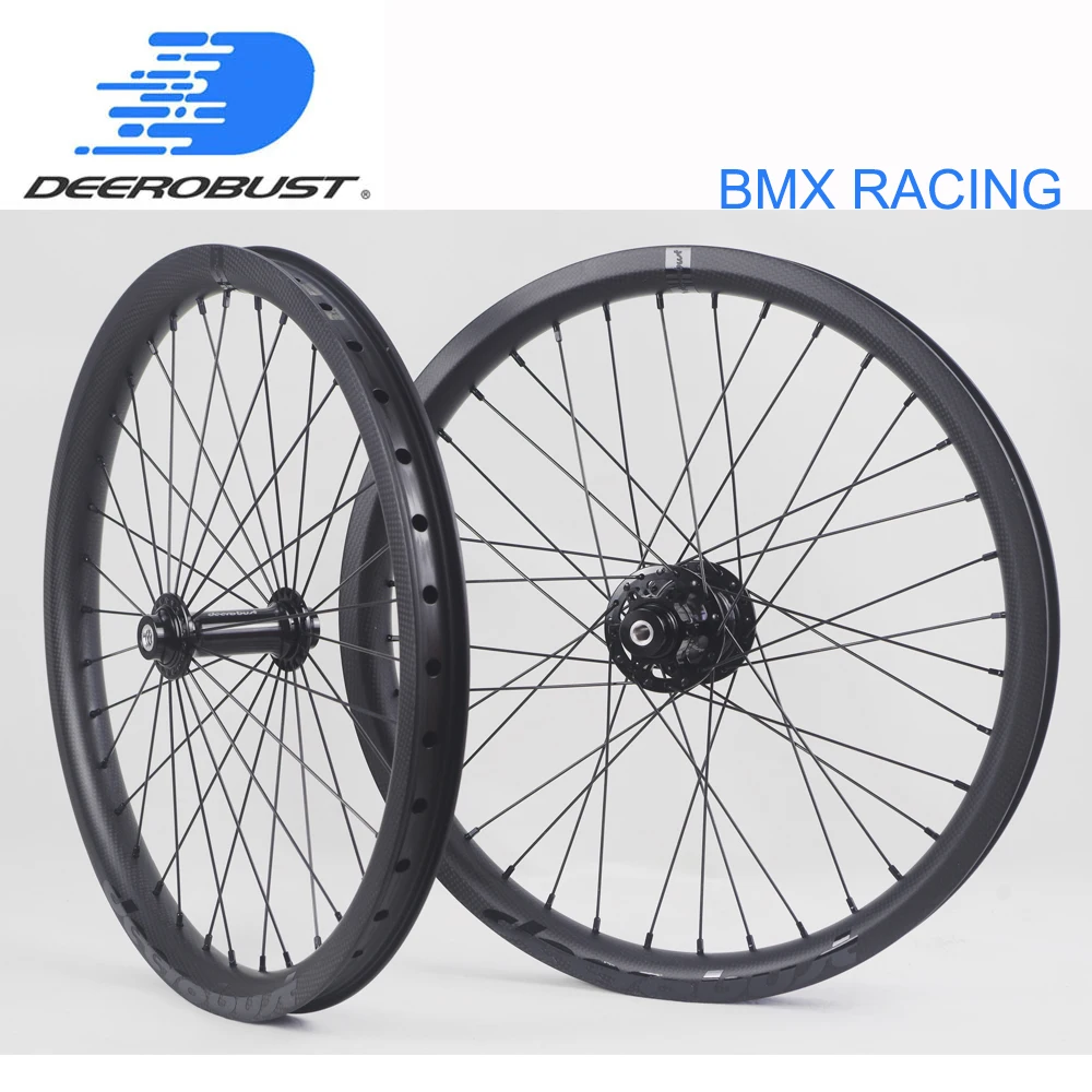 BMX Гонки гоночный карбоновые колеса 20 дюймов 406 мм 24 &quot507 30 32 клинчерные комплект