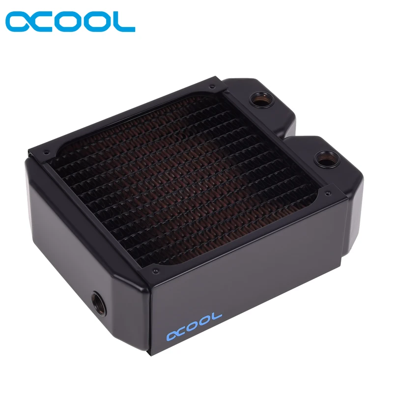Alphacool UT60 медный радиатор, 140 мм, 280 мм, 420 мм, 560 мм толщиной 60 мм, радиатор водяного охлаждения компьютера cooler master для 14 см вентилятора