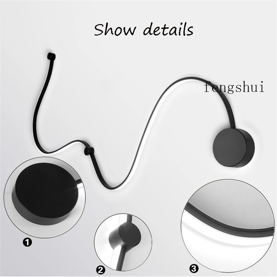 Современные настенные светильники Светодиодные комнатные лампы белого и