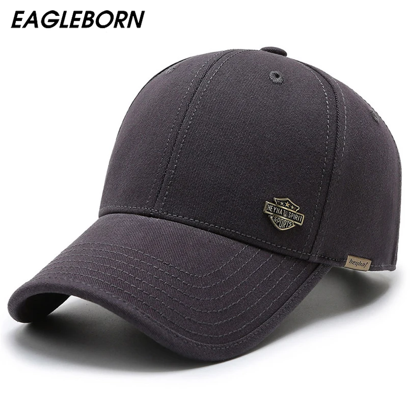New High Quality Hat Men Solid Baseball Cap Peaked Korean Travel Sun Visor Young Fashion Design Green Simple Driver | Аксессуары для