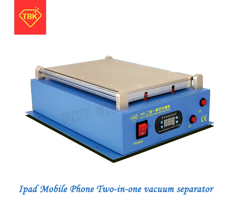 

TBK 968 14 inch Manual Separator For smartphone/tablet pc Repair Machine Lcd Touch Screen Glass Separate,Built-in pump separator