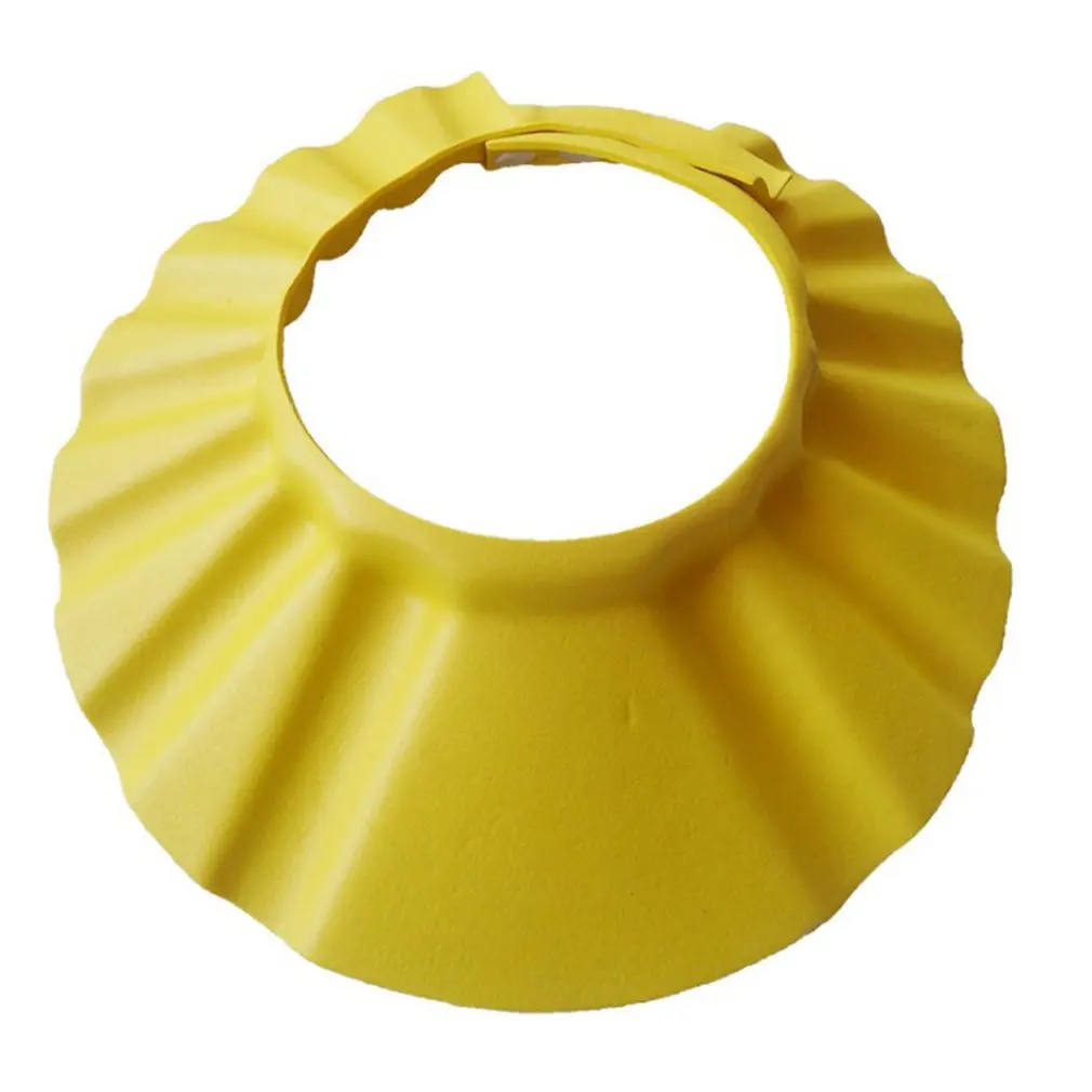 

Baby Children Kids Safe Shampoo Bath Bathing Shower Cap Hat Wash Hair Shield Adjustable Elastic Shampoo Cap