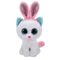 ty big eyes girl cute pink shiny rabbit purr ly ears plush kawaii white rabbit ragdoll childrens plush toys girls birthday gift