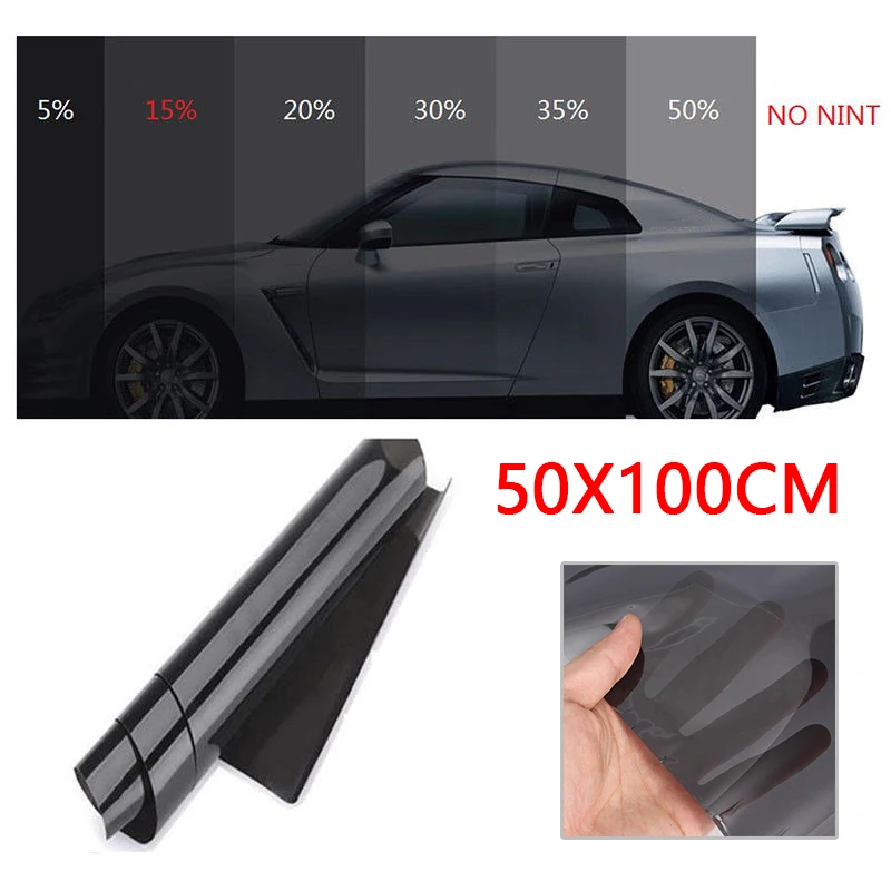 1PC Roll Window Tint Films 15% VLT Black Pro 50x100cm Universal Car Auto Home Glass Foils &amp Solar Protection | Автомобили и