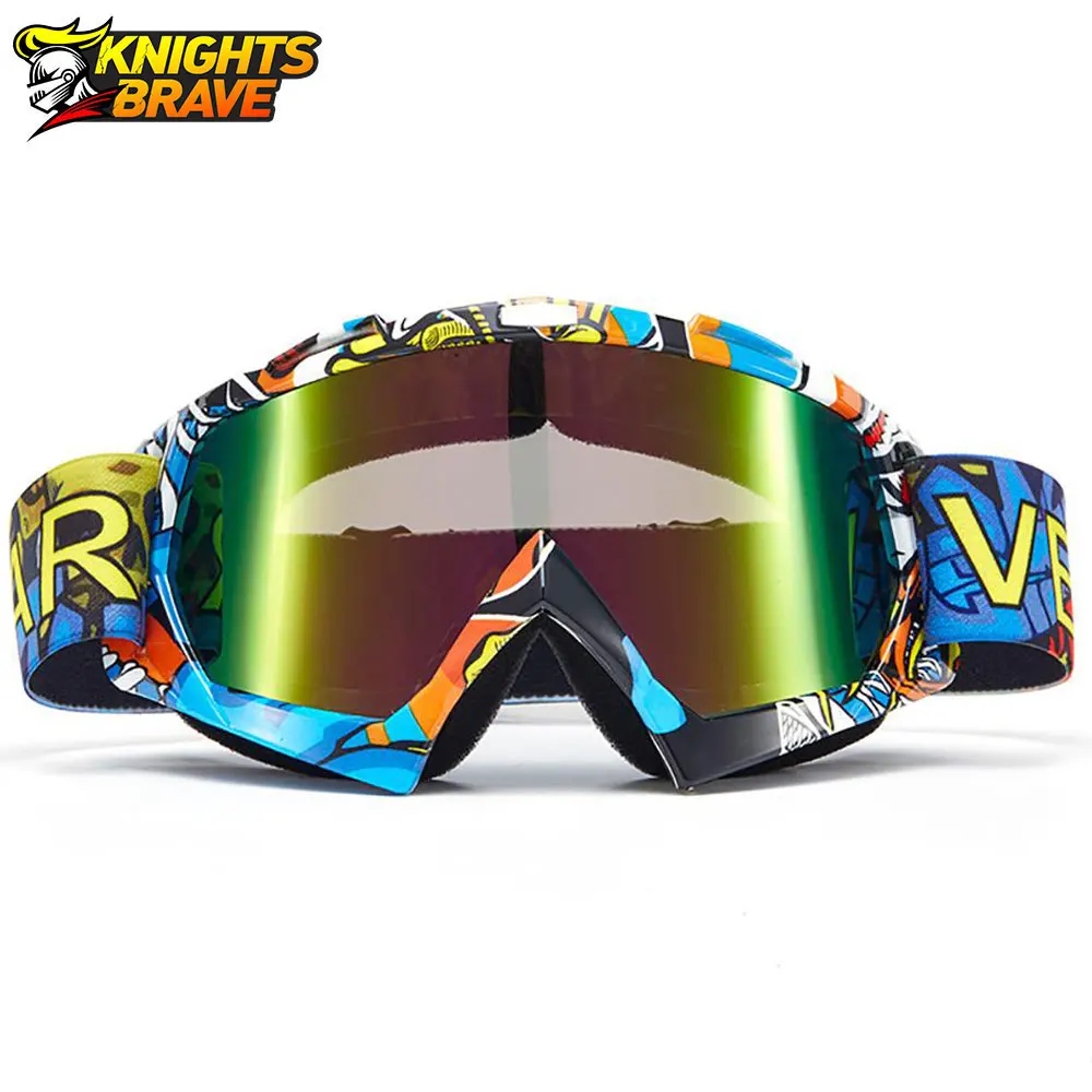 

VEMAR Motocross Glasses Skiing ATV Dirt Bike Racing Goggles Moto Cycling Motorcycle Helmet Protective Glasses Bicycle Eyeglasses