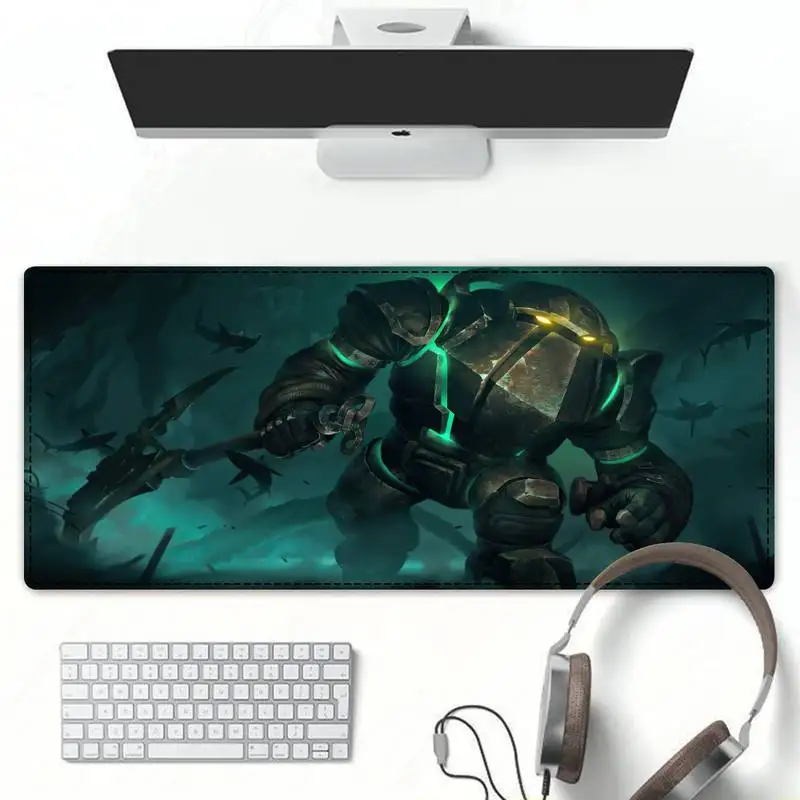 

Pattern League of Legends Nautilus Mouse Pad PC Laptop Gamer Mousepad Anime Antislip Mat Keyboard Desk Mat For Overwatch/CS GO