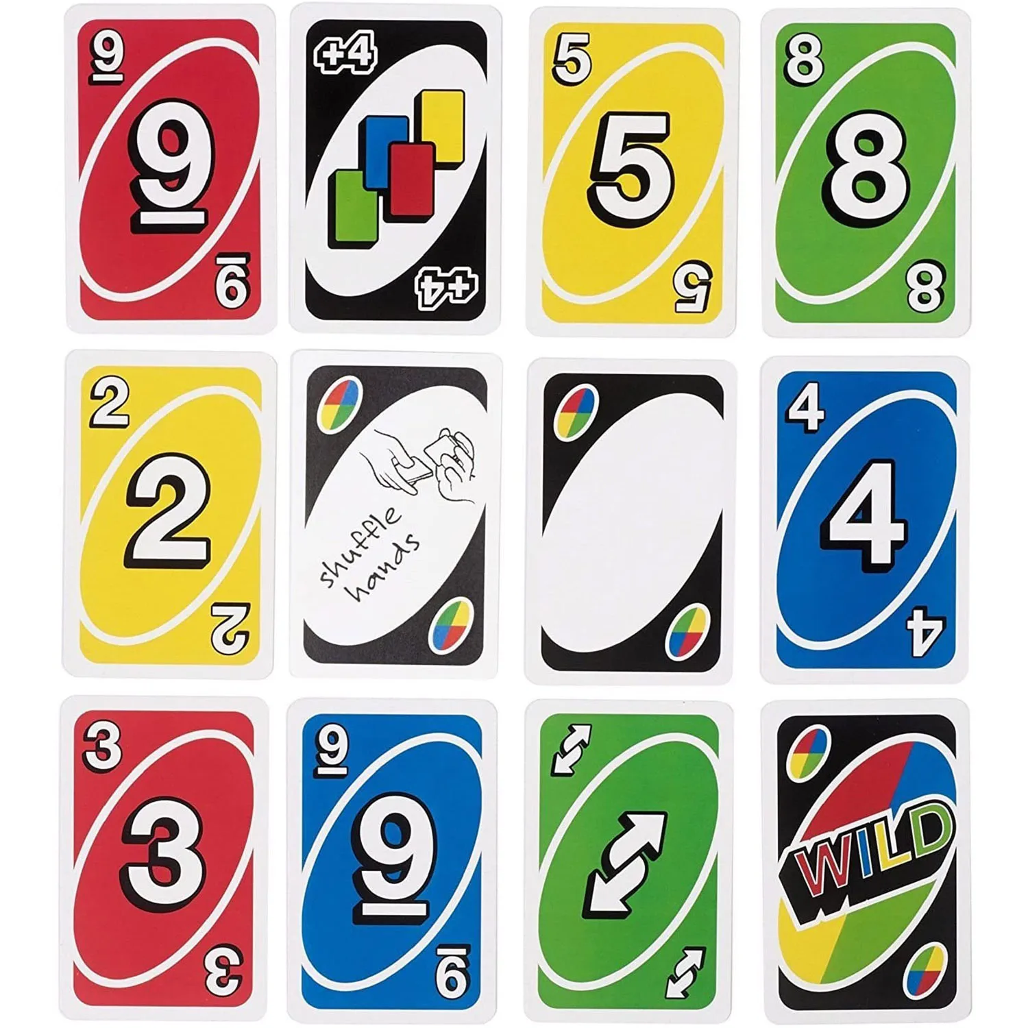 Дикая игра для карт UNO Mattel оригинальная семейная Веселая игрушка покера