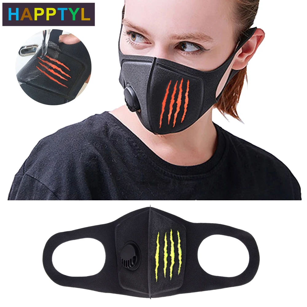 HAPPTYL респираторная Пылезащитная маска Monster Claw Mark для мужчин и женщин Анти туман