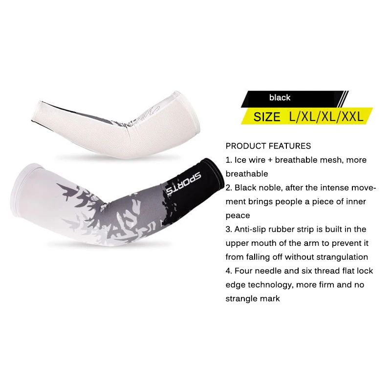 Нескользящий Силиконовый рукав для бега удобная Защита от солнца из вискозы езды