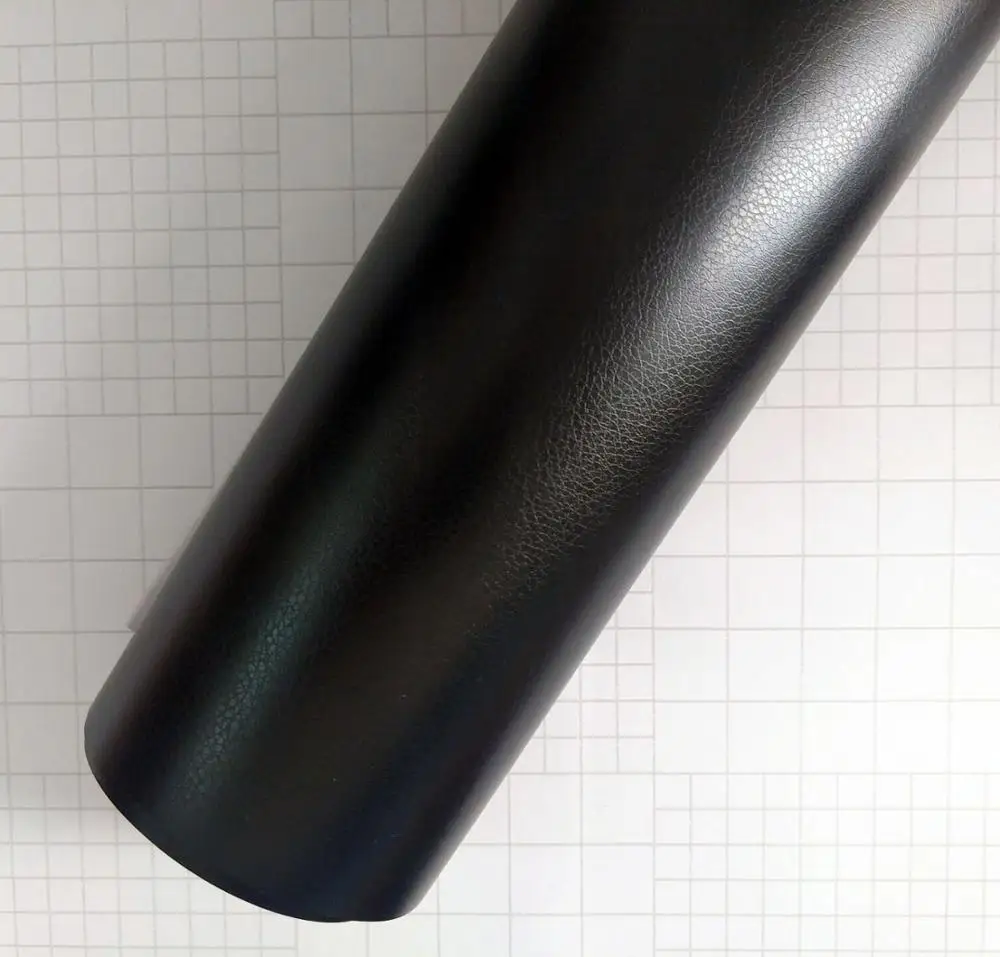 ПВХ-клей наклейки из виниловой пленки черный узор кожи премиум-класса для