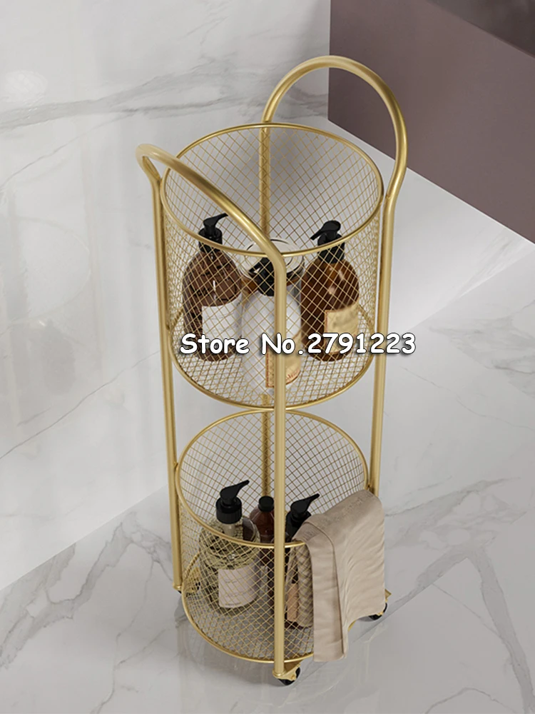 2019 Nordic Pink Multi-function Storage shelf Coffee Table Stroller Flower Stand Living Room Mobile Sofa Side Tables Dining Cart |