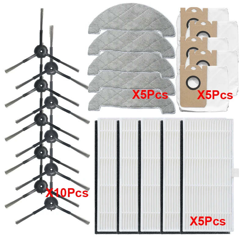 

Mop Cloth Rags HEPA Filters Side Brushes Dust Bag For VIOMI S9 Vacuum Cleaner Cleaning Brush Replacement Parts Accessories