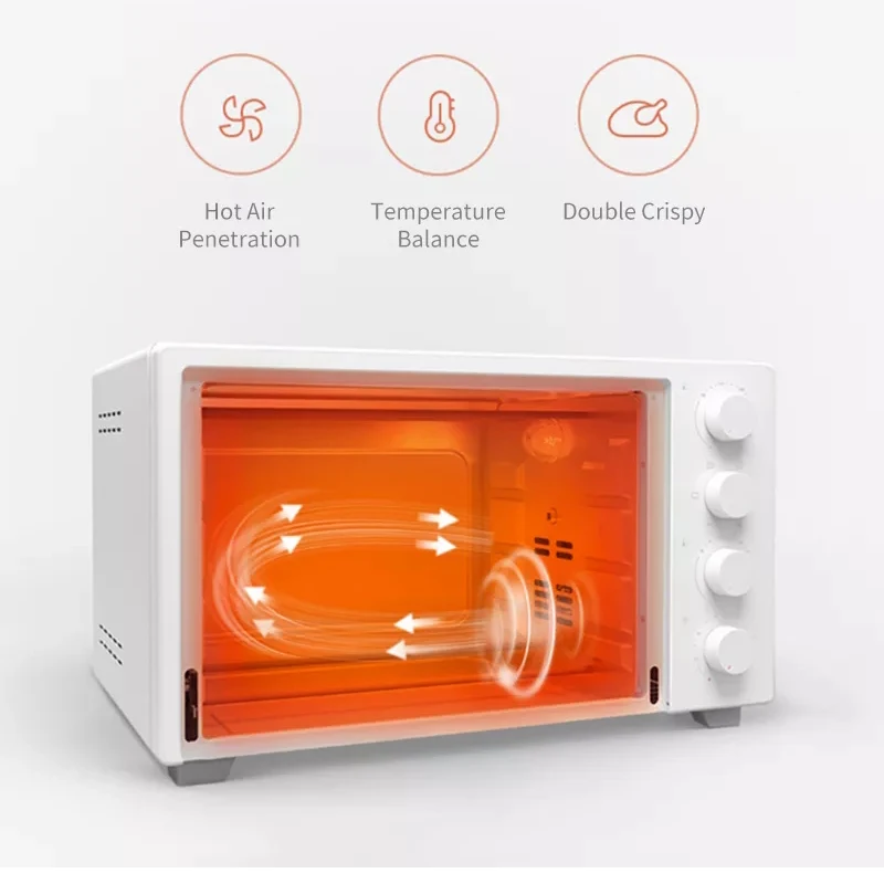 Оригинальная Xiaomi Mijia 32L электрическая духовка 1600 Вт Бытовая печь для выпечки