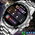 LIGE NEW Full Touch спортивные умные часы мужские фитнес водонепроницаемые умные часы женские Bluetooth вызов наручные часы для Xiaomi Huawei iOS