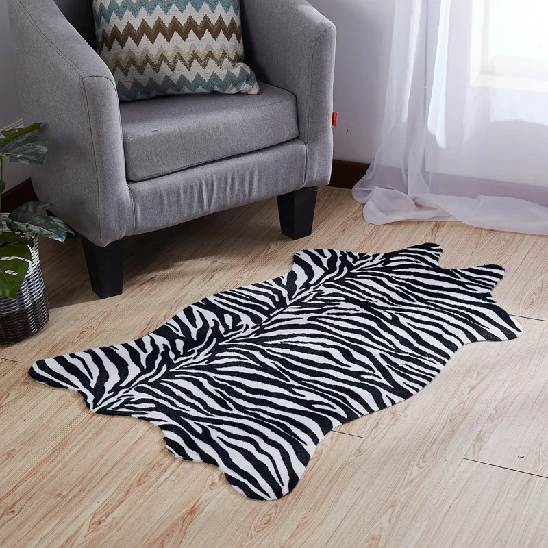 

Animal Leopard Printed Rug Non-Slip Area Rug for Bedroom Door Mat Suck Water Bath Mat Animals Print Carpet Suck Water Bath Mats