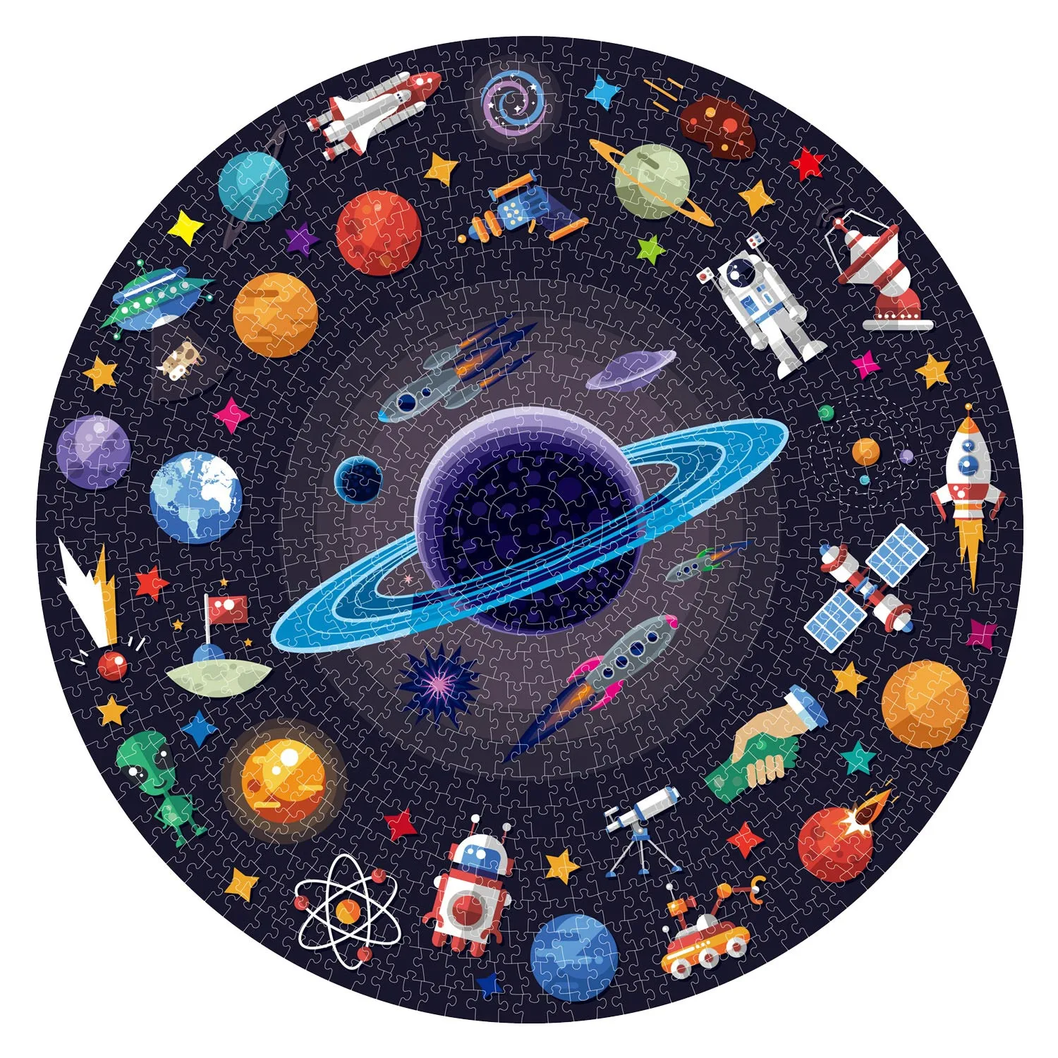 

2021 New 1000 Pieces Of Paper-based Cosmic Star Chart Puzzle Family-friendly Interactive toy High-quality Educational Toy