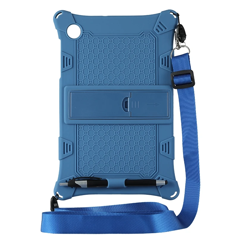 

Силиконовый чехол для Lenovo M10 TB-X606F/M10 X306F 10,3 дюймов, чехол для планшета с подставкой для планшета и ремешком