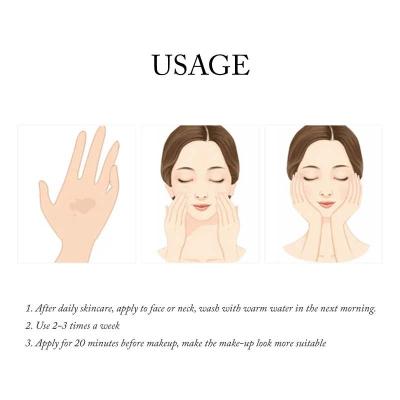 Увлажняющая маска для сна Matcha ночная лица против морщин и контроля жирности