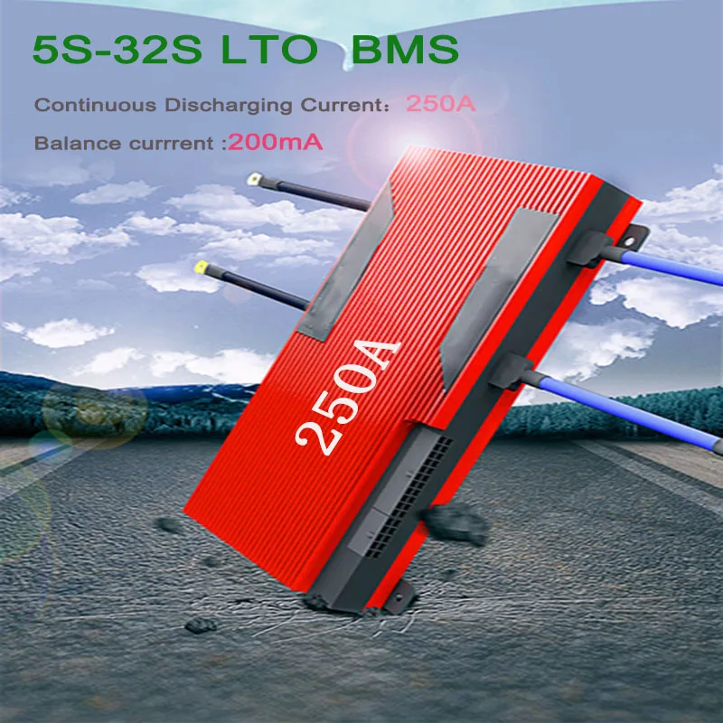 5 S-32 S 250A LTO BMS с балансом быстрой зарядки для батарей LTO(2,3 В/2,4 В), подключенных в серии 5-32