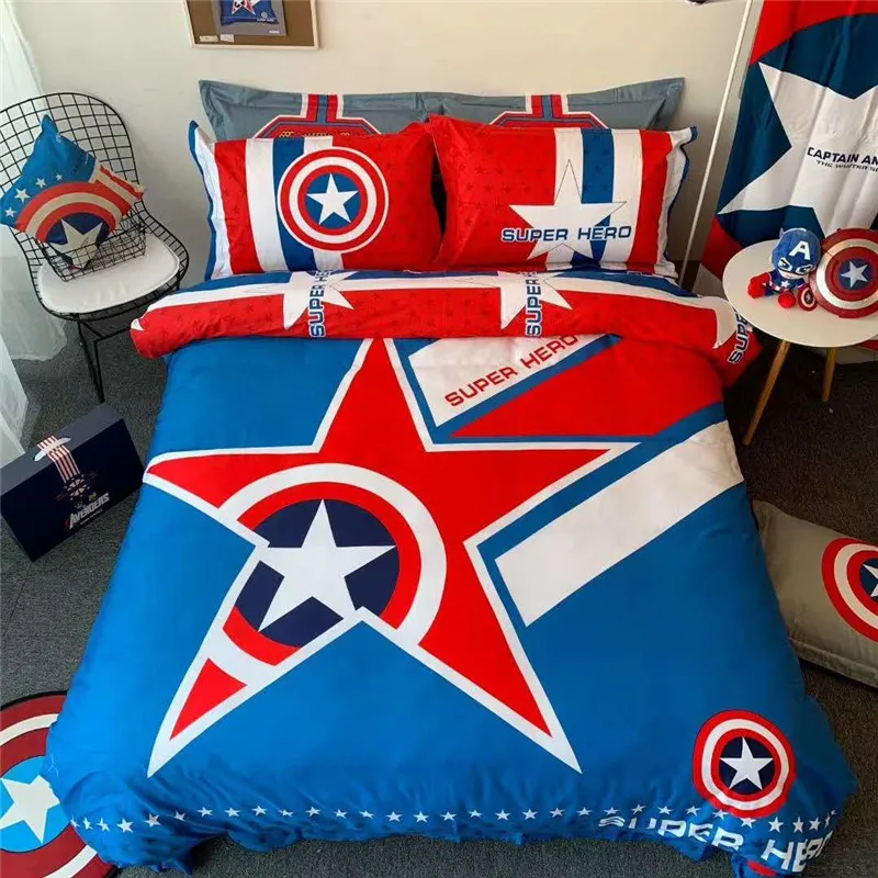 

Disney Donald Duck Summer Children's Four-Piece Cotton Boy Cartoon Three-Piece Bedding Bed Sheet Duvet Cover Duvet Cover