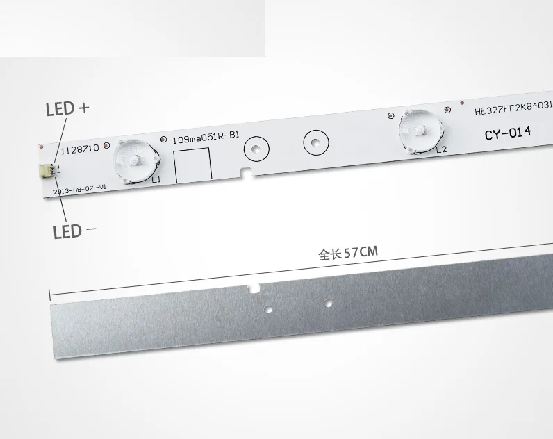 

Новинка 30 шт./лот 6 светодиодов (6 в) 571 мм Светодиодная лента для подсветки Hisense 32 "LED32K20JD LED32K30JD E227809 LED32EC260JD LED32EC110JD HXF-S