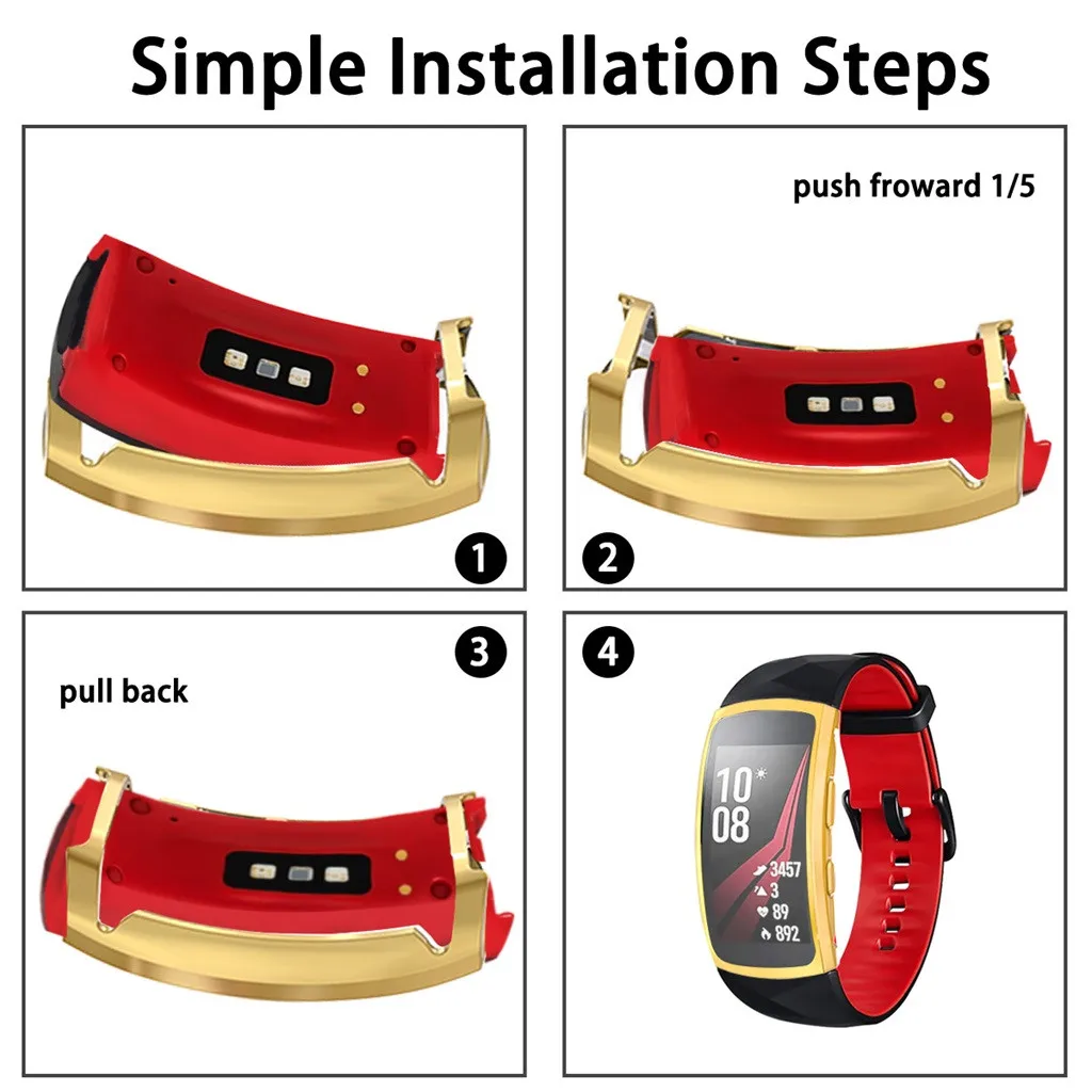 Чехлы для смарт часов чехлы прозрачный защитный чехол из ТПУ Sanmsung Gear fit 2 pro