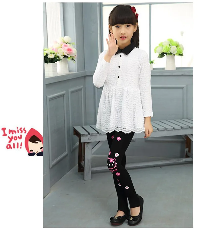 Леггинсы для девочек детские брюки Новое поступление Осенние повседневные