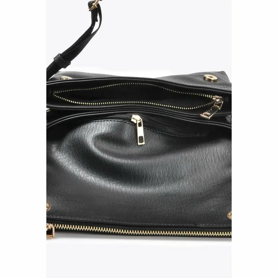 

Bags for Women 2021 Fashion VZON AYK Women's black shoulder bag vznc-010k Woman Shoulder bag Black Free Shipping