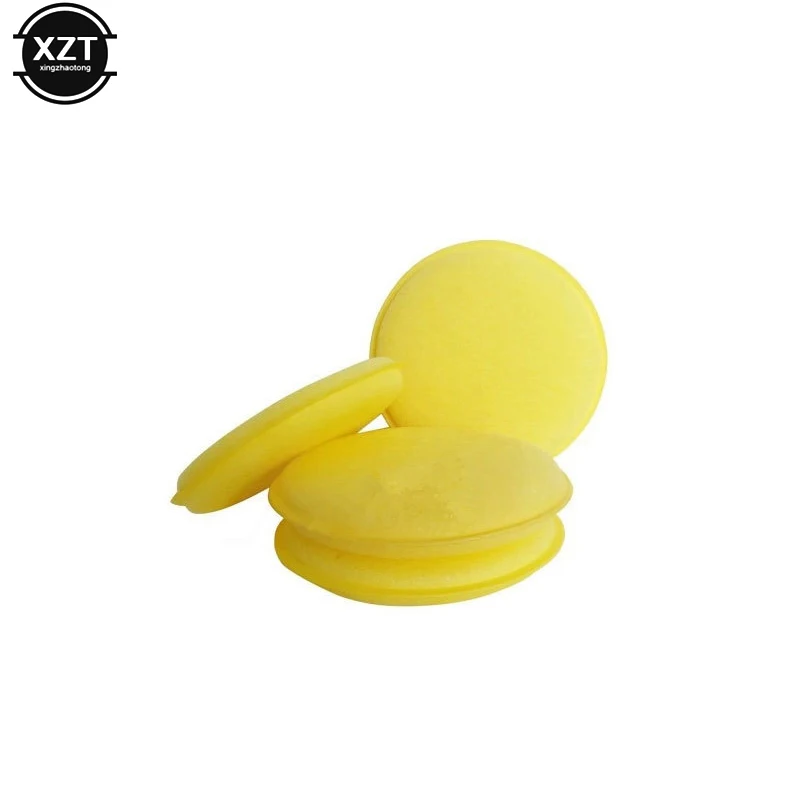 Восковая губка 12 шт./лот для мытья автомобиля полировальный аппликатор нанесения