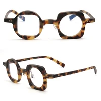 betsion square round glasses acetate women hand made retro eyeglass frame for men eyewear prescription glasses hot 2021