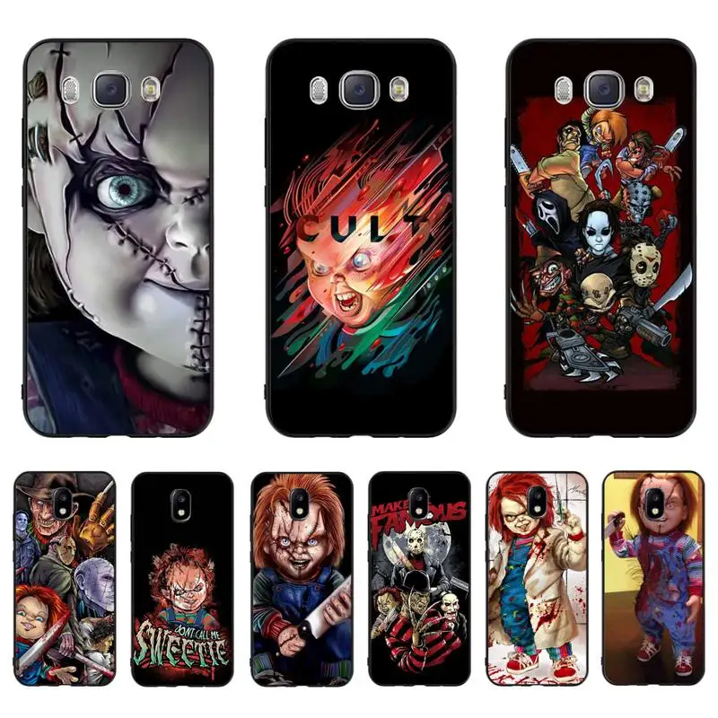 

YNDFCNB Clown black Phone Case Hull For Samsung J7 J8 J6 J4Plus J5 J7Prime J2 J5Prime M10 M20 M30