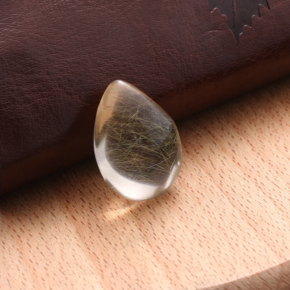 1 шт. натуральный цитрин жёлтый кристалл для волос rutilaed Quartz Hairstone полированные