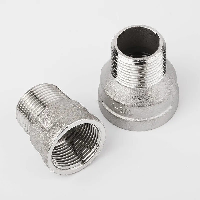 1/2 &quot3/4" 1 &quotBSPT мама-папа втулка 304 Нержавеющая фитинг для водопроводных труб