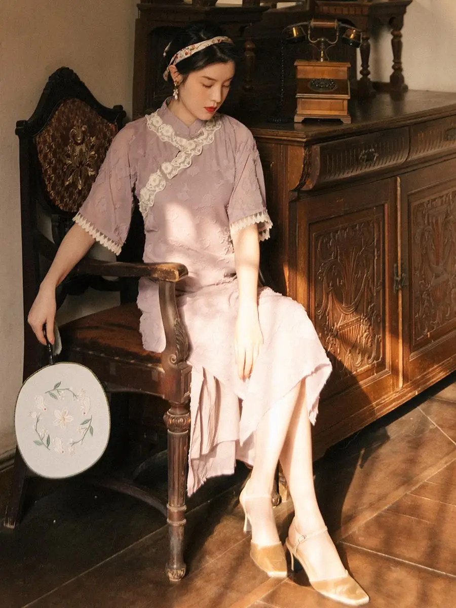 

Эксклюзивное Оригинальное ретро-платье Чонсам для девушек