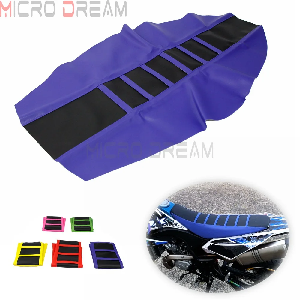 Ребристые захват тяги Мягкая обложка сиденья для Yamaha TTR WR WRF YZ YZF X FX EXC XCF XCW TE TC FE 125 250