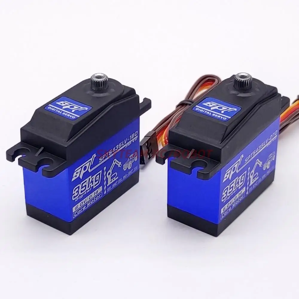 SPT5435LV SPT5535LV 35 кг большой крутящий момент цифровой стандартный сервопривод водонепроницаемый для 1:8 1:10 RC автомобиль альпинист самолет металлический чехол