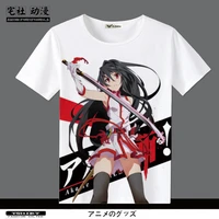 akame ga kill red pupil queen esdes japanese cartoon clothes short sleeved t shirt funny t shirts anime shirt